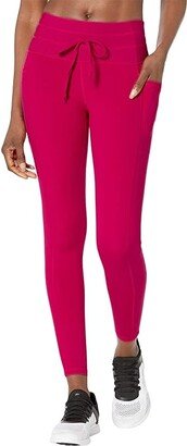 Soft Touch Drawcord Tights (Strawberry Rouge) Women's Casual Pants