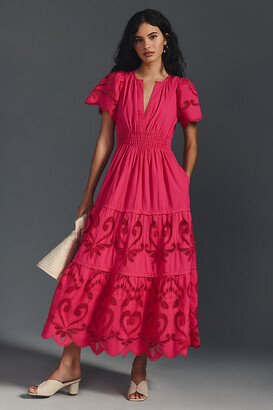 The Somerset Collection by Anthropologie The Somerset Maxi Dress: Cutwork Edition-AA