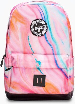 Multi Pink Marble Backpack