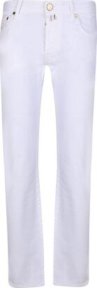 Nick Slim White Jeans By Jacob Cohã«n