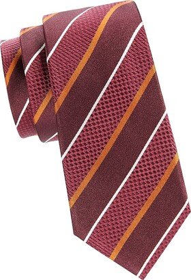 Striped Silk Jacquard Tie