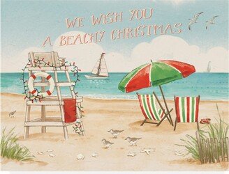 Janelle Penner Beach Time I Christmas Canvas Art - 36.5