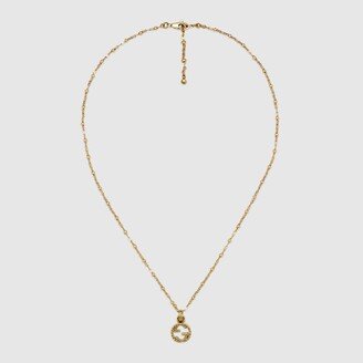 Yellow gold necklace with Interlocking G
