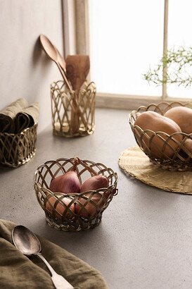 Copper Braided Serving Basket, Small