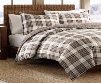 Edgewood Plaid Cotton Reversible Duvet Cover Set