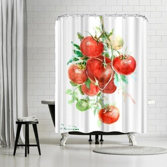 71 x 74 Shower Curtain, Vine Tomatoes by Suren Nersisyan