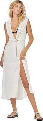 Down The Line Cover-Up (Cream) Women's Swimwear