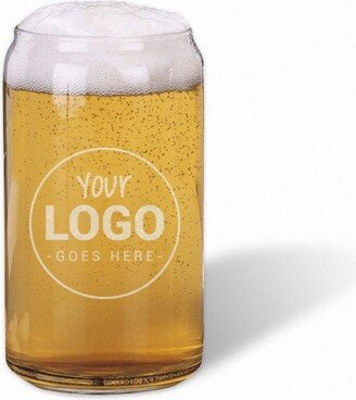 Custom Engraved Beer Can Glass With Your Logo Or Image/Laser Engraved Beer Can Glass 16 Oz