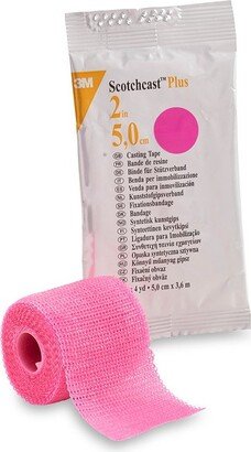 3M Scotchcast Plus Cast Tape 2 Inch X 12 Foot Pink 82002X, 1 Ct