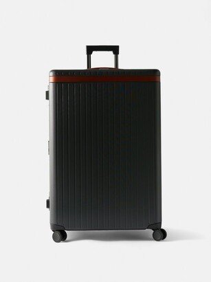 Carl Friedrik The Check In Leather-trim Suitcase