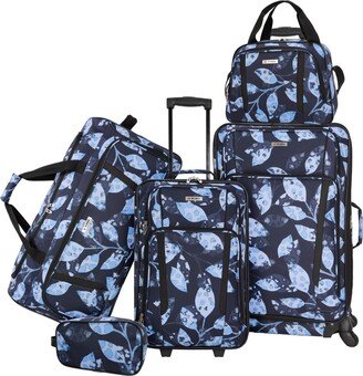 Freehold 5-Piece Softside Spinner Luggage Set