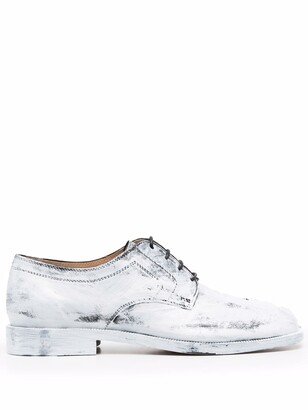 Tabi lace-up leather brogues-AC