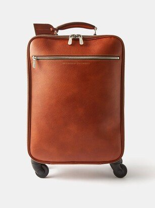 Leather Carry-on Suitcase