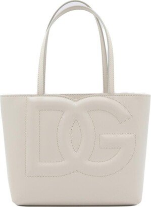 Logo Embossed Small Tote Bag