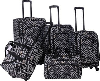 Astor Collection 5 Piece Luggage Set