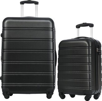 GREATPLANINC Luggage Sets of 2 Piece Carry on Suitcase Airline Approved,Hard Case Expandable Spinner Wheels-AG