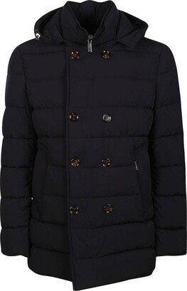 Florio Double-Breasted Hooded Padded Coat