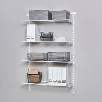 Elfa 4 Shelf Starter Kit 90x30cm White