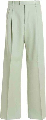 Pleat Detailed Wide Leg Trousers