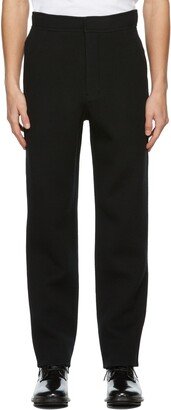 Black Wool & Cashmere Trousers