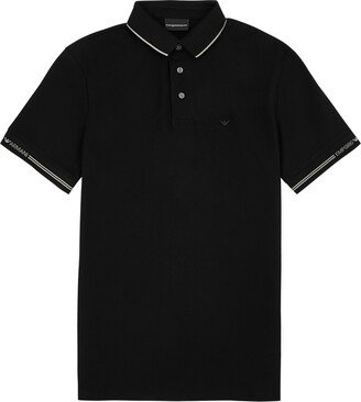 Logo-trimmed Piqué Cotton Polo Shirt