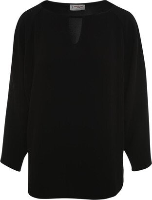 Blouse With V Neck