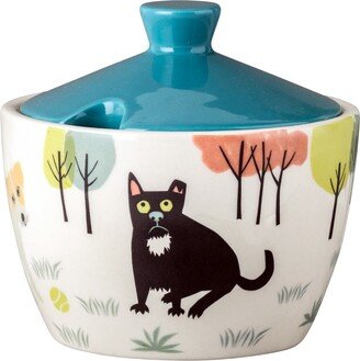 Hannah Turner Dog Sugar Pot With Lid