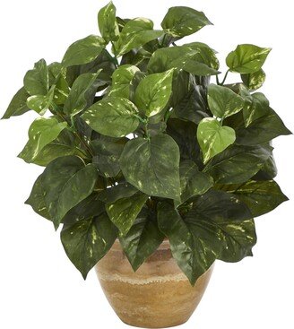 Pothos Artificial Plant in Ceramic Planter