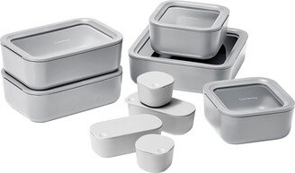 Caraway Home Food Storage Set Grey Set of 14