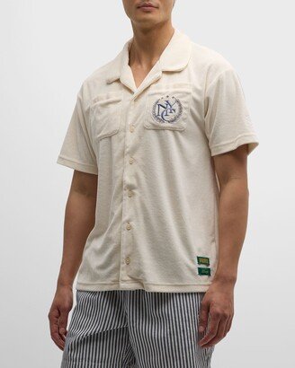 x Rhuigi Men's Toweling Camp Shirt-AA