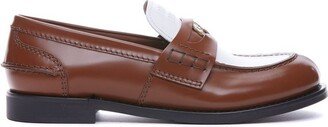 Two-Toned Slip-On Moccasins