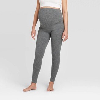 Cotton Maternity Leggings - Isabel Maternity by Ingrid & Isabel™ Heather XS