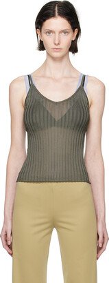 Green V-Neck Camisole