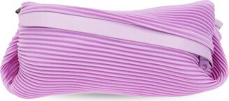 Pleated Belt Bag - Purple