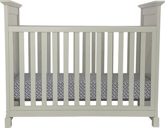 Gray Solid and Manufactured Wood Standard Three In One Convertible Crib - 56