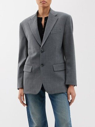 Boyfriend Single-breasted Jersey Suit Jacket