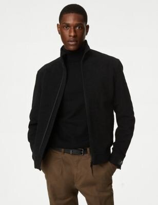 Moleskin Bomber Jacket