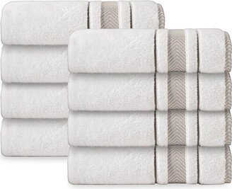 8-Piece Turkish Cotton Hand Towel Set-AD