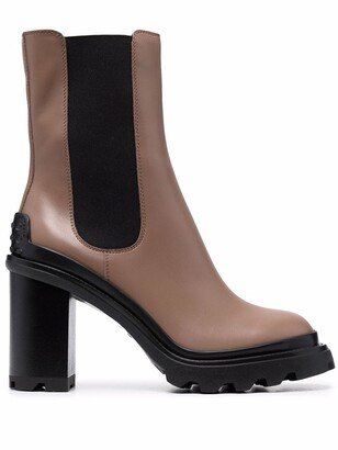 block-heel Chelsea ankle boots