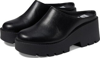 R-Test Smooth Clogs (Black) Women's Sandals