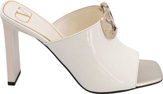 Garavani VLogo Square-Toe Mules