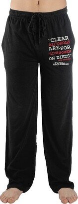 Parks and Recreation Mens Parks and Rec Show Quote Sleep Pajama Pants-XX-Large