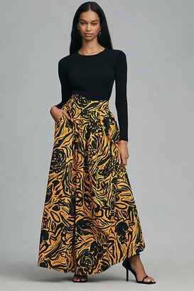 V-Front Maxi Skirt