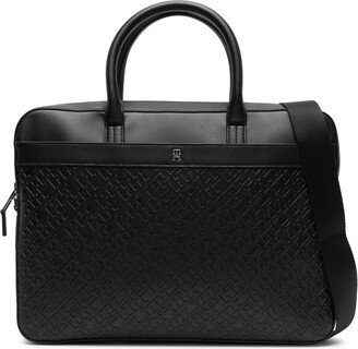 Monogram-Embossed Laptop Bag