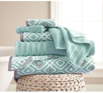 Modern Threads Oxford Yarn Dyed 6-Pc. Towel Set