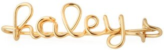 Personalized 15-Letter Wire Brooch, Yellow Gold Fill-AA