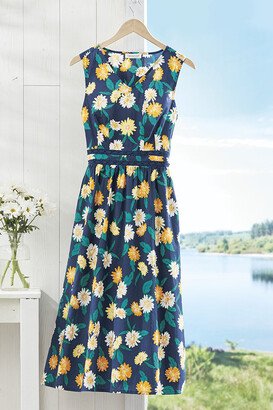 Women's Daisy Impromptu Picnic Dress - Midnight Navy Multi - PM - Petite Size