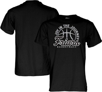 Unisex Blue 84 Black Providence Friars Women's Basketball Joy In The Journey T-Shirt