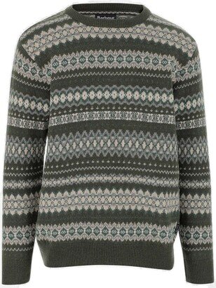 Jacquard Crewneck Jumper-AA