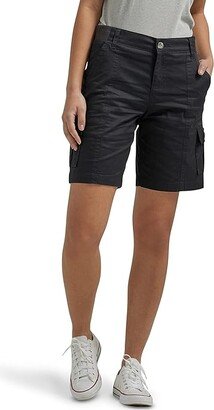 Flex-To-Go Cargo Bermuda (Black) Women's Casual Pants